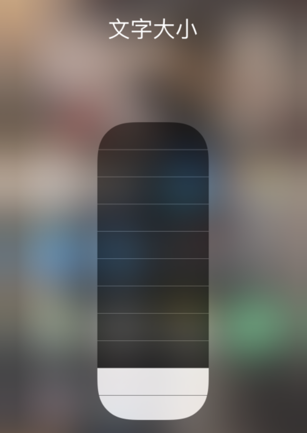 九湖镇苹果手机维修分享小技巧：在 iPhone 控制中心快速调节字体大小 